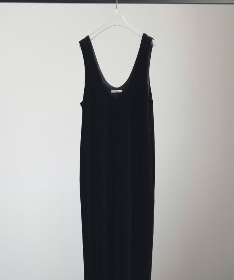 anuke アンヌーク Velour Uneck Onepiece 62520314 | De