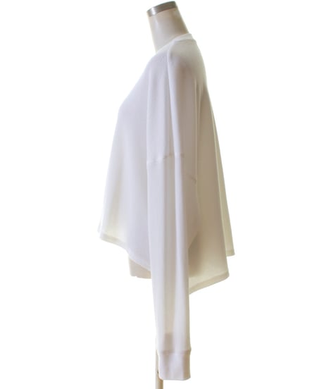 PASSIONE パシオーネ ROBE　ローブ　無地サーマル素材短丈カットソー　436990　メール便送料無料