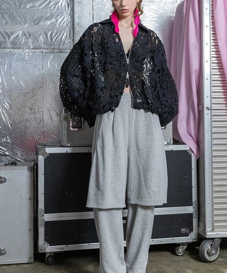 AULA AILA　アウラアイラ　レースバルーンブルゾン LACE BALLOON BLOUSON 1261-02048 2026NEWARIIVAL