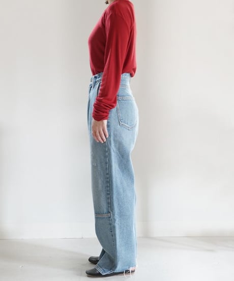 YENN イェン　HIGH RISE TUCK WIDE PT　Y222-31010再入荷