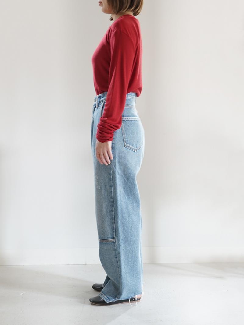 YENN イェン HIGH RISE TUCK WIDE PT Y222-31010再入荷 | YENN イェン HIGH RISE TUCK WIDE PT Y222-31010再入荷 |