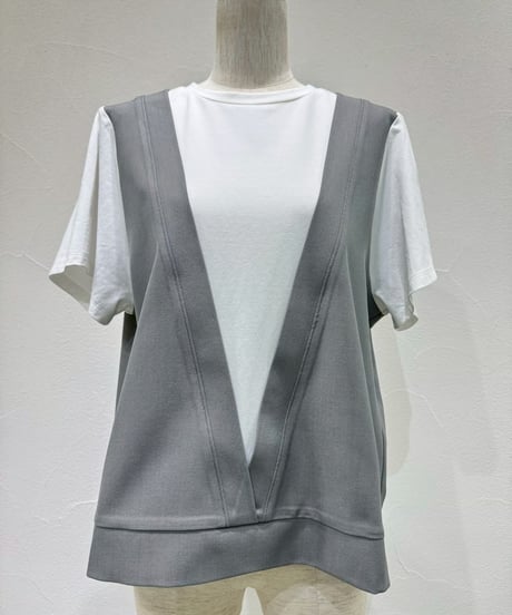 CYAN TOKYO　シアン トウキョウ　レイヤーライクコンビTOPS 601475