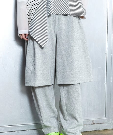 AULA AILA　アウラアイラ　レイヤードハーフパンツ LAYERED HALF PANTS 1261-06030 2026NEWARIIVAL