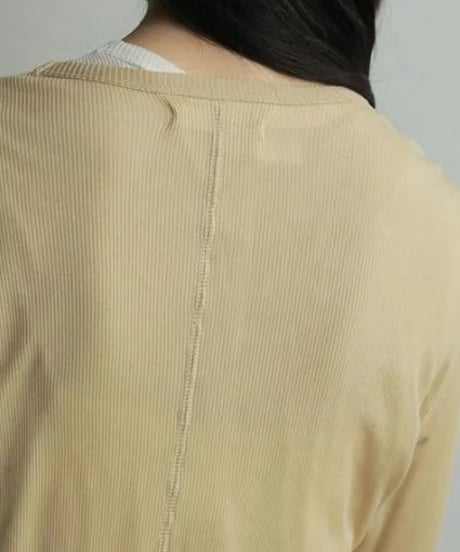 anuke (アンヌーク） Layered Sheer Long T-shirts  62520617 本州送料無料！