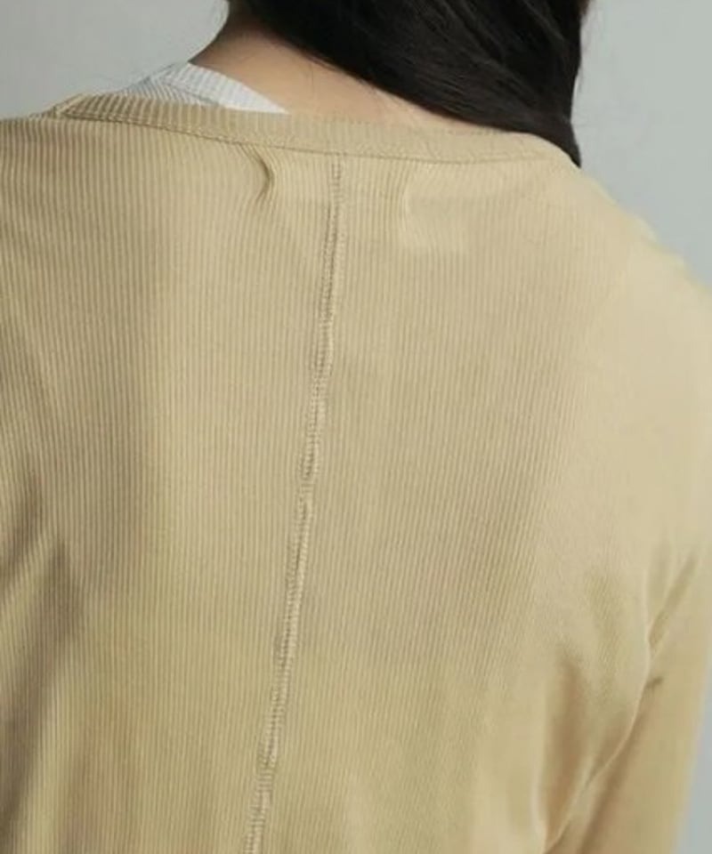 anuke (アンヌーク） Layered Sheer Long T-shirts 6252