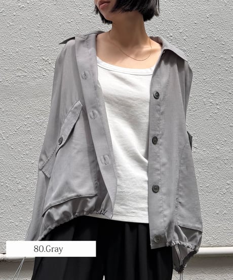 Anna Kerry　アンナケリー ワイドシャツブルゾン 85262404 2026NEWARIIVAL