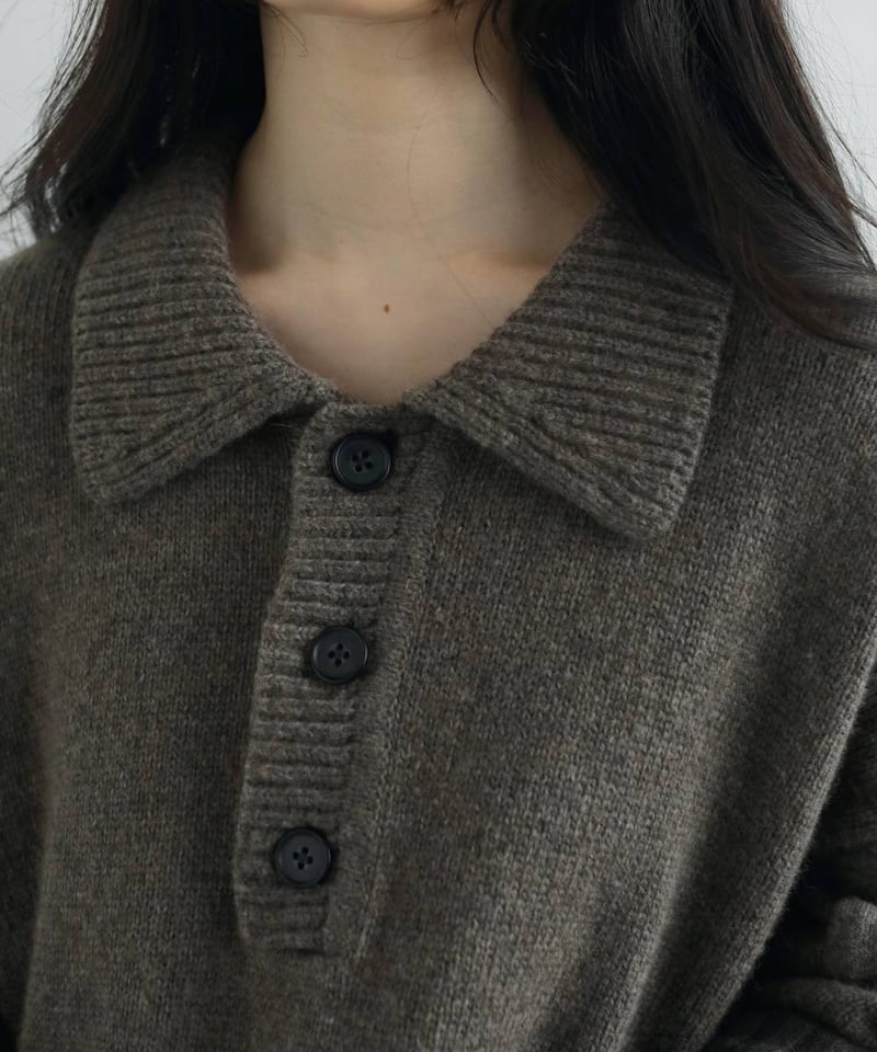 anuke アンヌーク Wool Polo Knit 62520504 本州送料無料！ | D