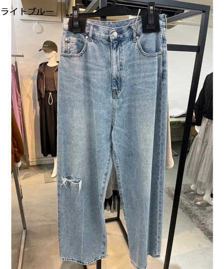 cafune カフネ PASSIONE パシオーネ ROBE　ローブvintage crash wide denim