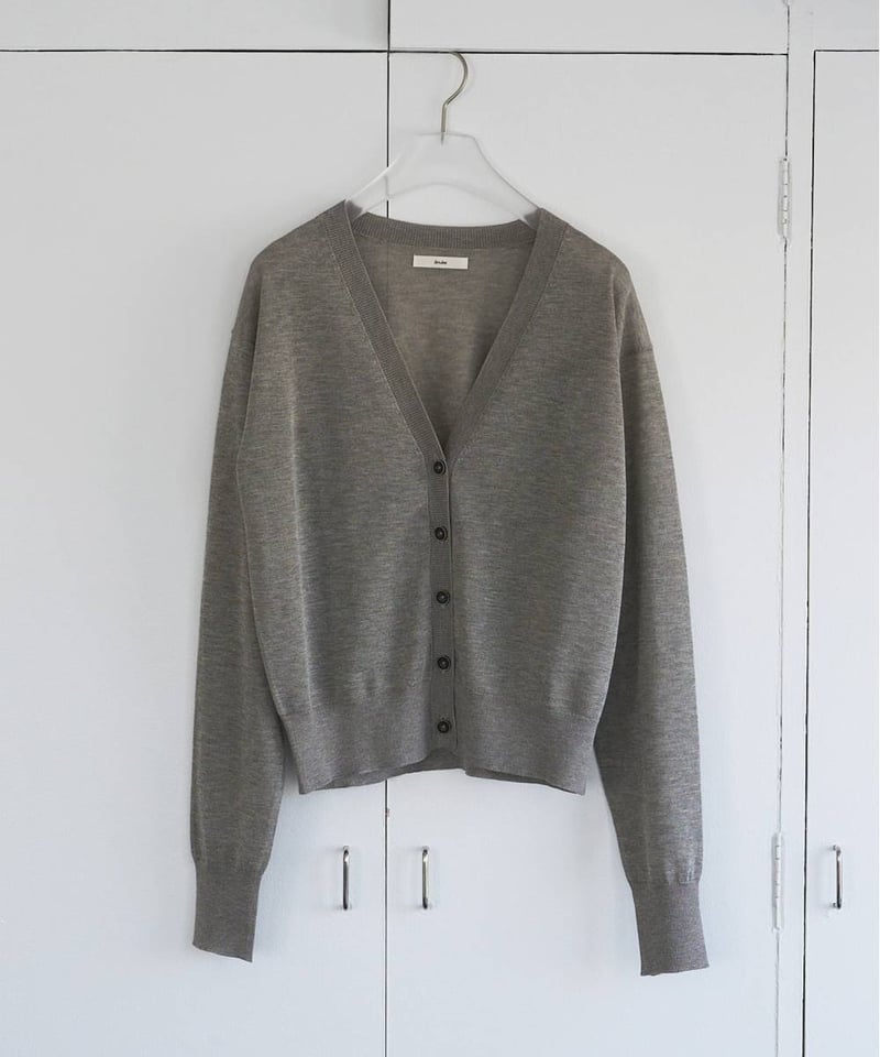 anuke アンヌーク Highgauge Sheer Cardigan 62610522 |