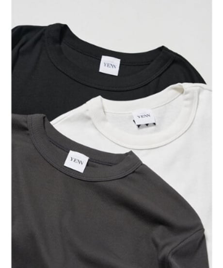 YENN イエン　COTTON RIB LONG TEE