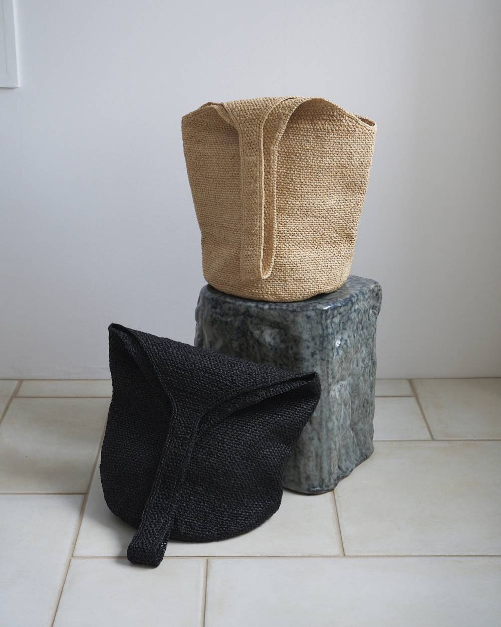 anuke アンヌーク Raffia Tote Bag 62611003 | Deargo