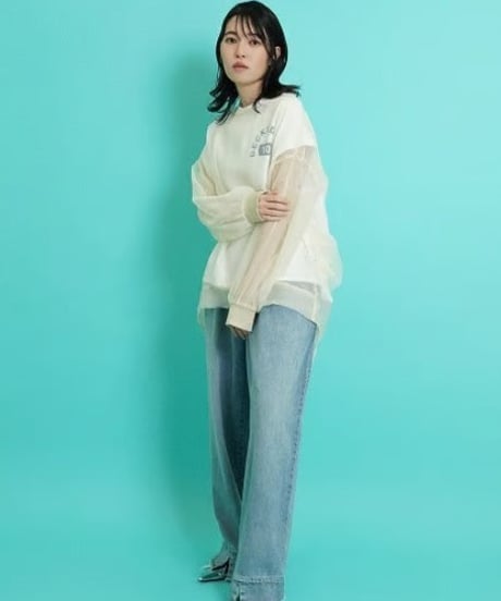 CYAN TOKYO　シアン トウキョウ　　スリットヘムドレープPKバギー　401217【再入荷】