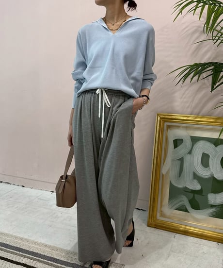 cafune カフネ PASSIONE パシオーネ ROBE　ローブ　waffle knit skipper pullover　615935　2026NEWARIIVAL