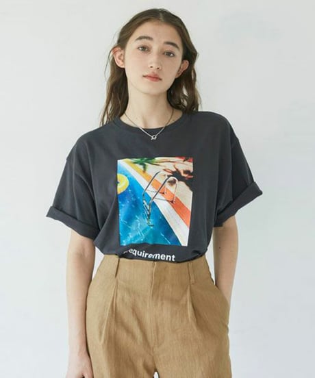 Ungrid (アングリッド)  フォトビッグロゴTee 112422723501