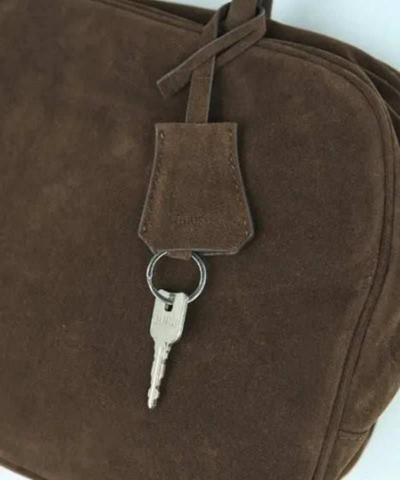 【美品】anuke Ecoleather Boston Bag（ブラウン） anuke アンヌーク Ecoleather Boston Bag 62521018 /キャンセル