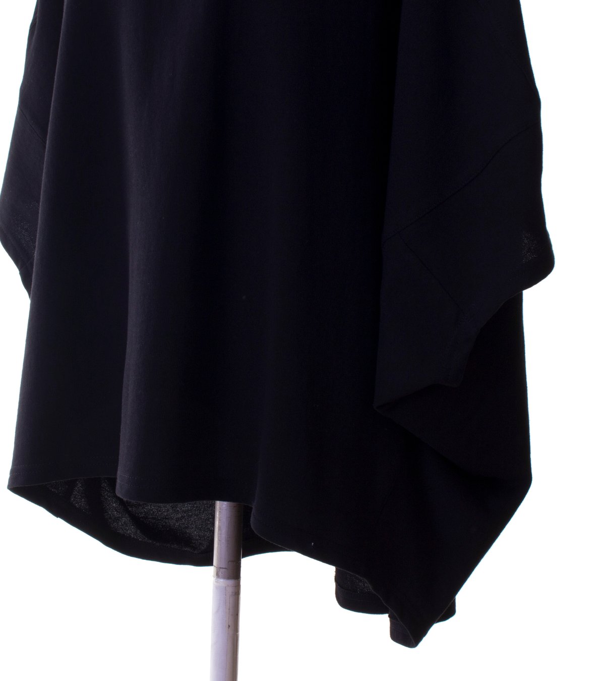 カフネ Cafune シャツ ドルマンスリーブ 黒 とろみ 上質 mal 配信 Cafune cafune ジョーゼット5分袖ブラウス ドルマンスリーブ