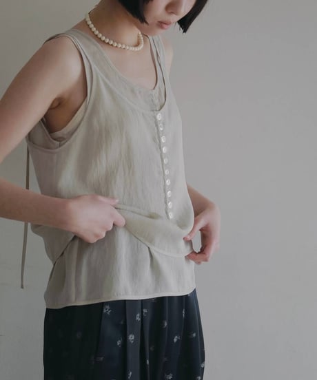 anuke アンヌーク　Camisole Layered Tanktop　62610428