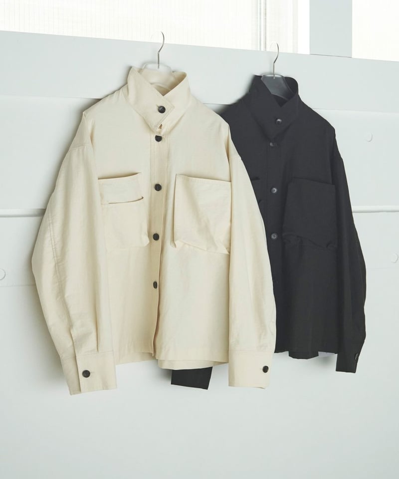 anuke アンヌーク Pocket Standcollar Shirts 62520408