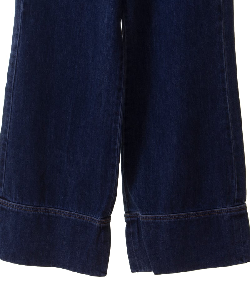 LOURS POLAIRE ET BLEU超ワイドデニムパンツ L'ours Polaire et Bleu(ルス・ポレイル＆ブルー)ストレート