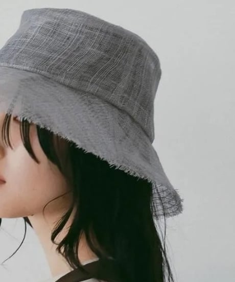 anuke アンヌーク Cutoff Sheer Hat　62611012　4月頃発送