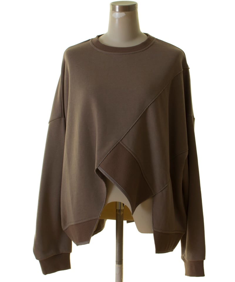 Dignite collier ディニテコリ裏毛切替PO エIN-80256121 本州