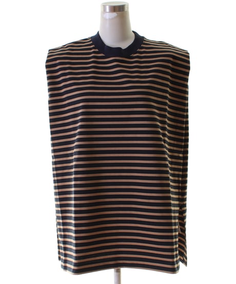 IFMEH　イフメ　ボーダーフレンチスリーブTシャツ　IF612-010　2026NEWARIIVAL
