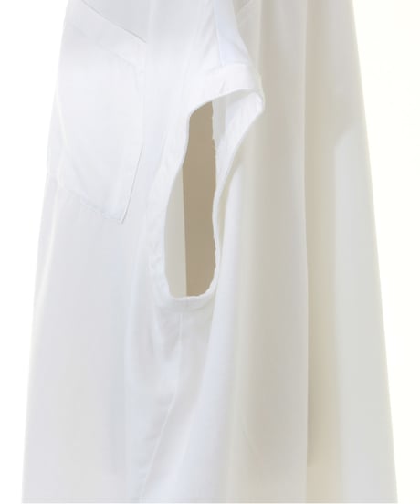 CYNICAL シニカル テンセルデニム×ジョーゼットロングシャツ 612-95131 (2026NEWARIIVAL)