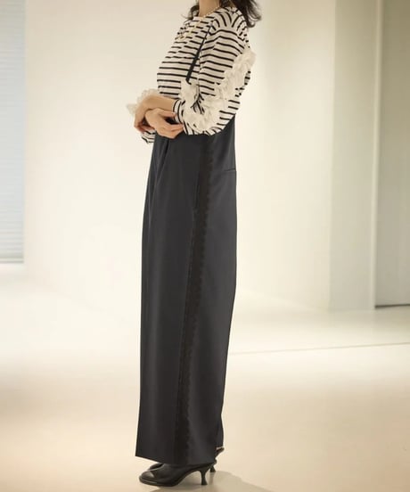 Mewl ミュール　ボーダーフリルスリーブトップス/M254-83047　2026NEWARIIVAL