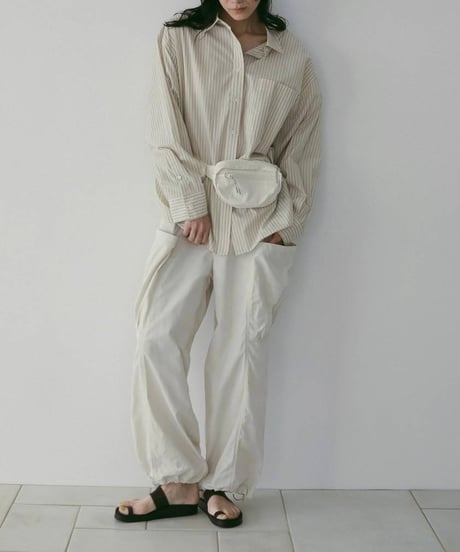 anuke アンヌーク　Stripe Over Shirts　62610401　本州送料無料