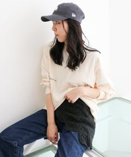 Ungrid (アングリッド) ヴィンテージウォッシュロゴロングスリーブTee 1125127131