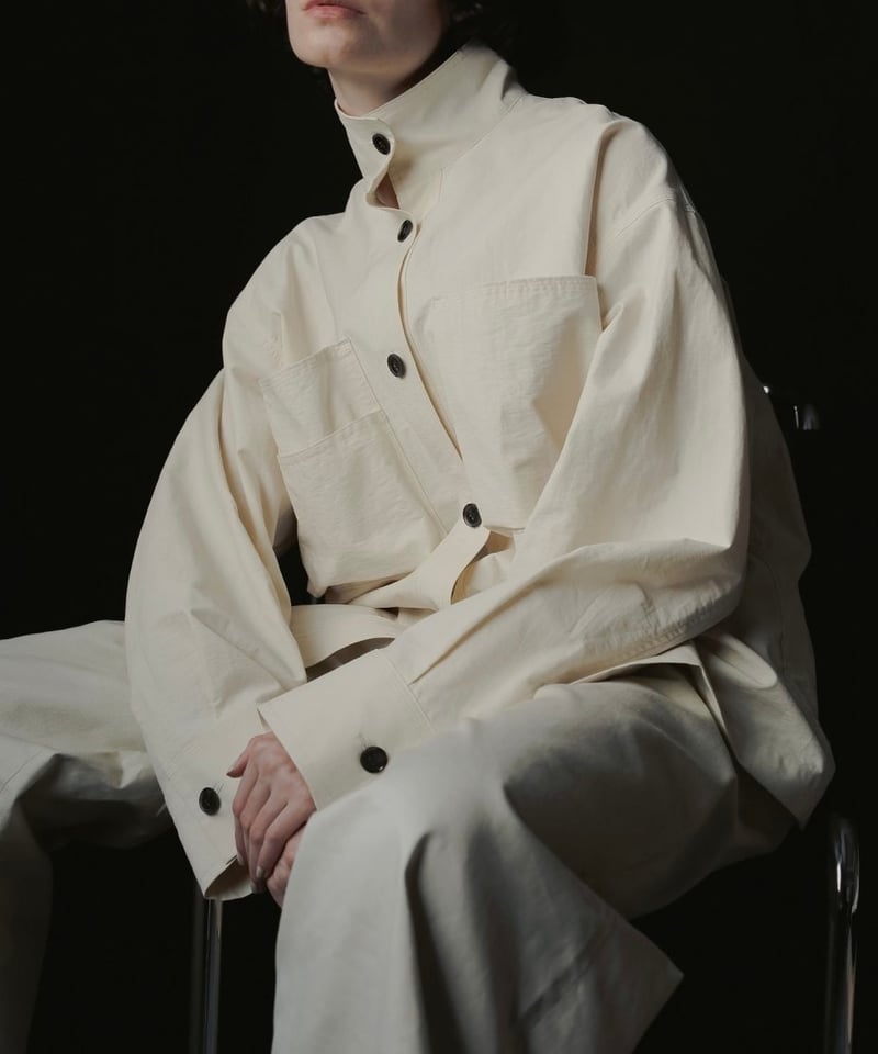 anuke アンヌーク Pocket Standcollar Shirts 62520408