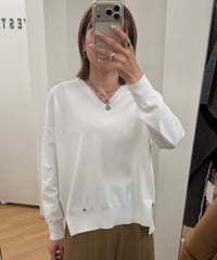 Dignite collier エアリーストレッチVネックPO 80269101