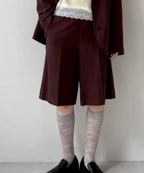 anuke アンヌーク Linen Half Pants 62610705 本州送料無料！3月中旬～4月中旬発送予定