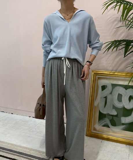 cafune カフネ PASSIONE パシオーネ ROBE　ローブ レーヨンポンチイージーパンツ　rayon ponte easy pants 615616 2026NEWARIIVAL