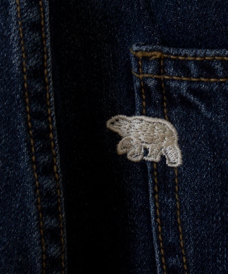 L'ours Polaire et Bleu(ルス・ポレイル＆ブルー)ストレートワイドデニムパンツ　25316077 新作　本州送料無料！