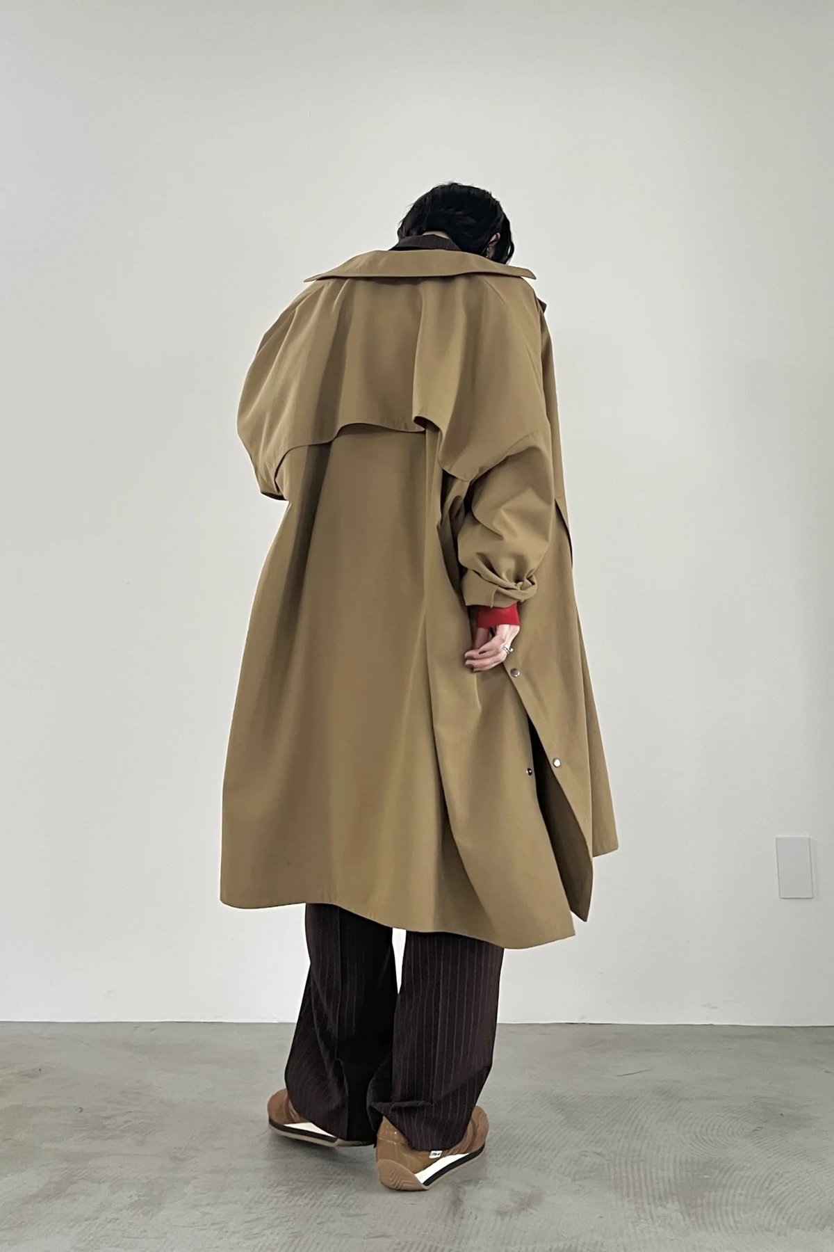 新品未使用　fosie♡トレンチコート FOSI.ビックサイズトレンチコート F1198 | Deargo