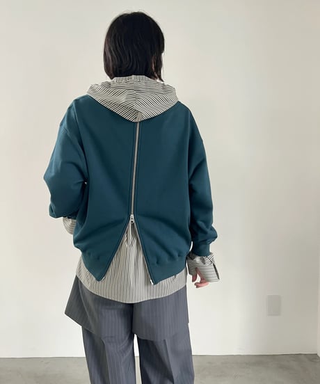 minkchair　ミンクチェアー　FOSI. フォーシ 2WAYオフショルロゴスウェット　F3292