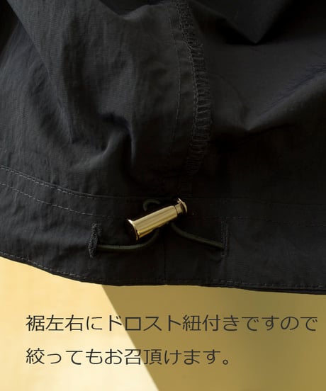 撥水加工 シャカシャカ　ショートブルゾン　2025SS送料無料