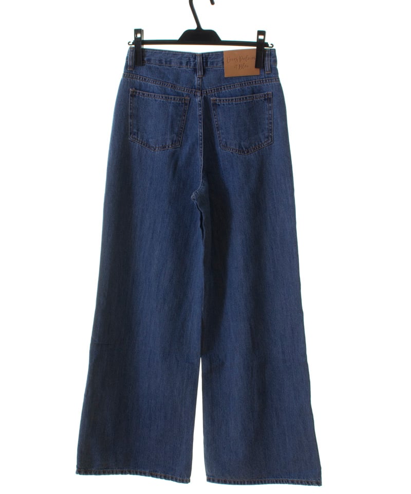 新品L'ours Polaire et Bleuデニムサロペット ライトブルー