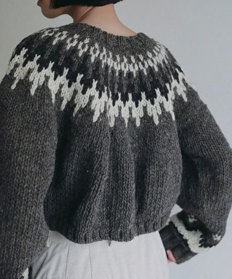 anuke アンヌーク Nordic Handknit Cardigan 62620502 10月下旬発送