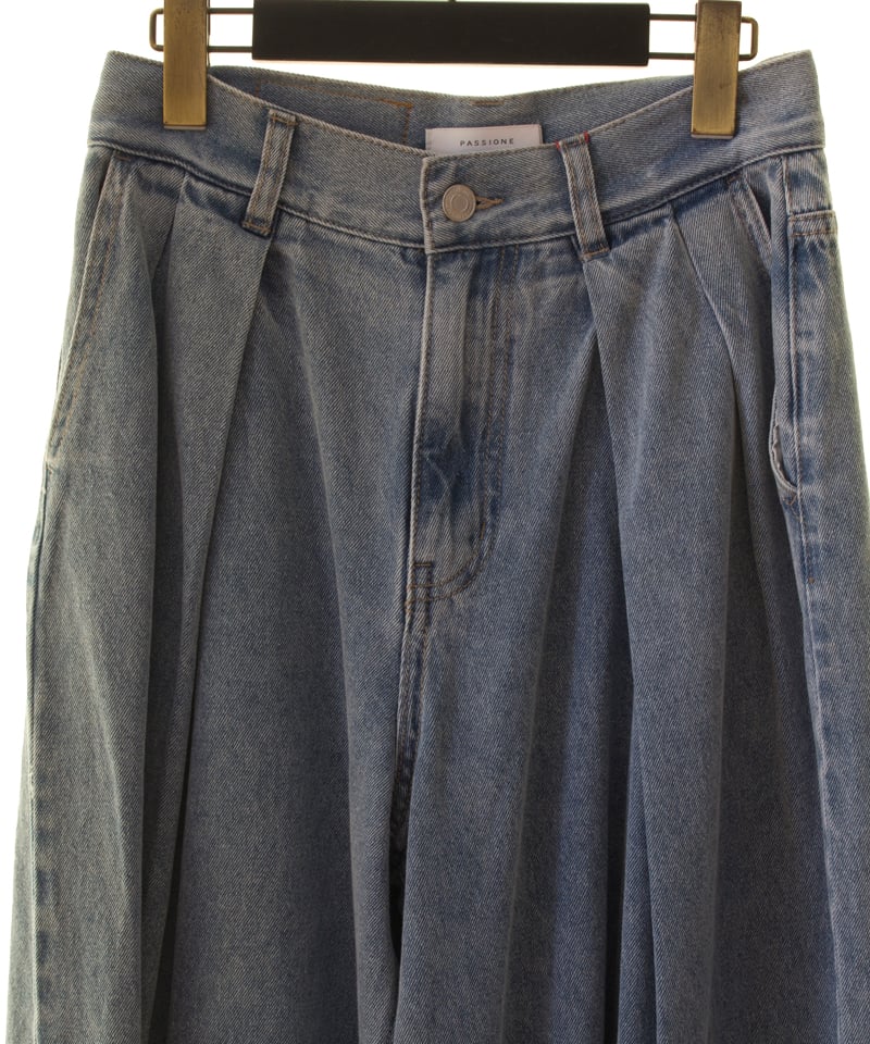 PASSIONE パシオーネ ROBE ローブ タックワイドデニム 526612 2025新作 