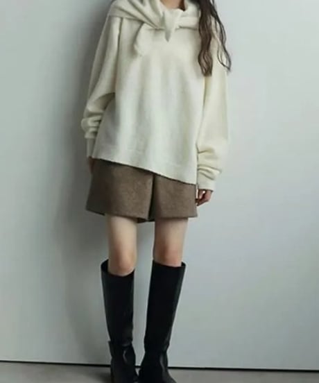 anuke (アンヌーク） Herringbone Short Pants　62520728　ショートパンツ本州送料無料！