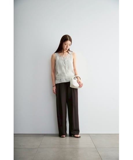 anuke アンヌーク Twill Satin Pants 62620708
