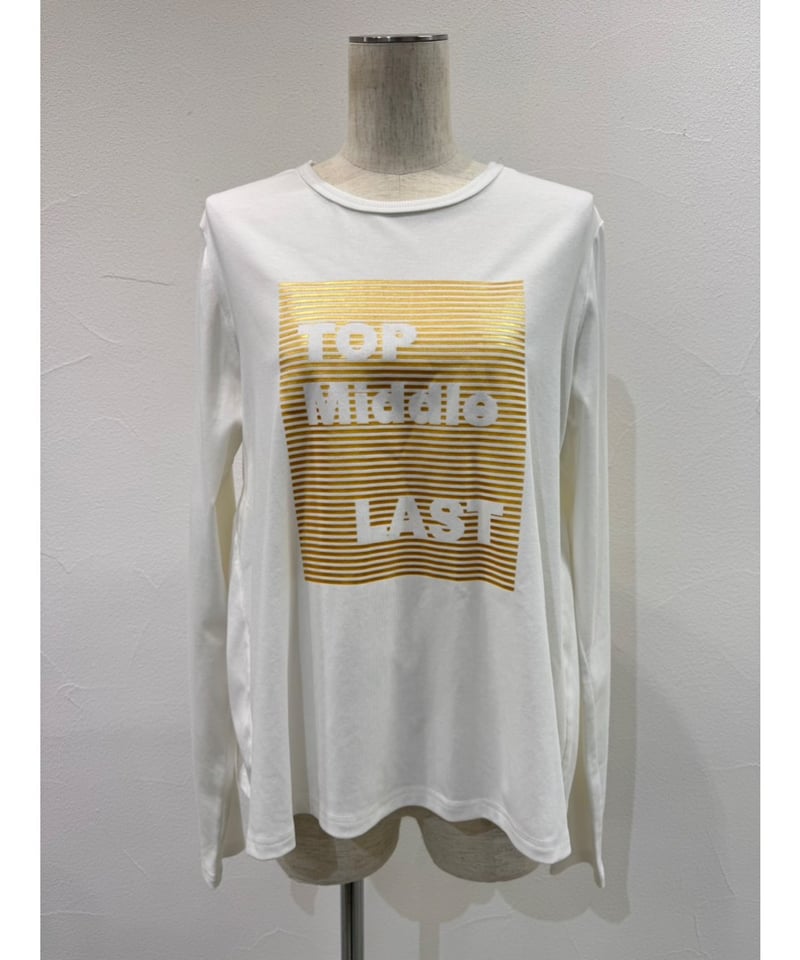 CYAN TOKYO シアン トウキョウ バッグギャザー ロゴL/S T 507408 | D