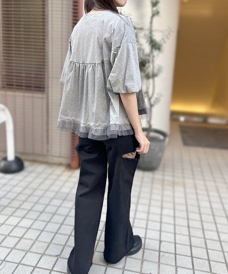 INDIMARK インディマーク　スラッシュワイドデニム　WJ186