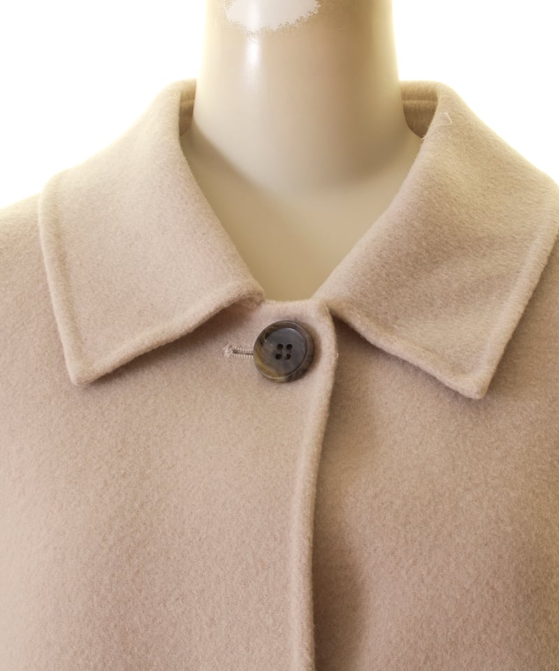 Dignite collier ディニテコリエ ダブルフェイスステンカラーコート TK