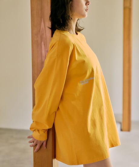 Ungrid (アングリッド) ヴィンテージウォッシュロゴロングスリーブTee 1125127131