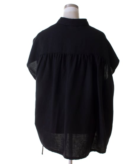 Dignite collier　ディニテコリエ　バックギャザー裾ドロスト付　ブラウス 8025509