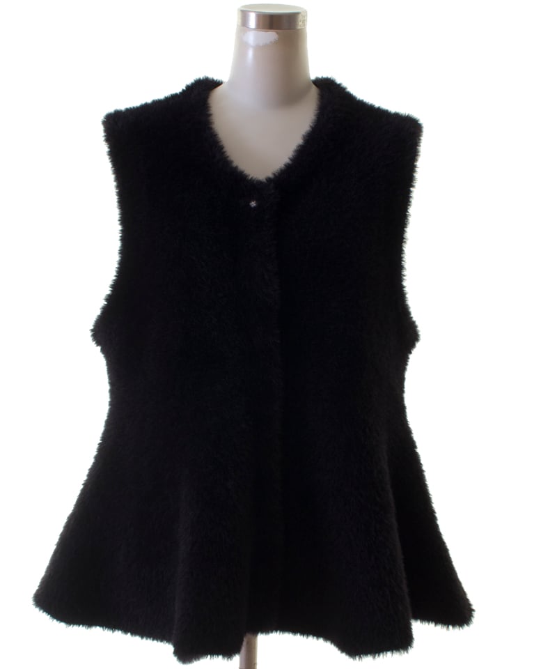 Dignite collier ディニテコリエ フェザーヤーンペプラムジレ 80256143