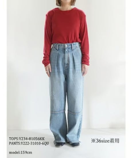 YENN イエン　HIGHRISE TUCKWIDE PT